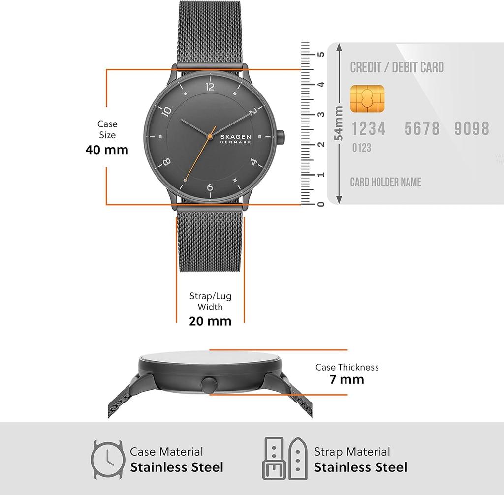 Skagen SKW6884 Men's Watch, Gray [Parallel Import]