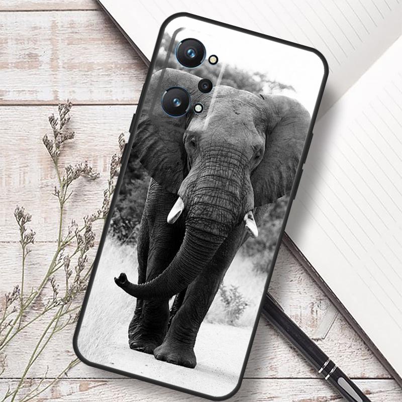 Indian Animal Elephant For Realme C75 C67 C61 C55 C53 C51 C21Y C25S GT 7 5 6 Pro GT 6T 10 11 12 13 14 Pro Plus Case