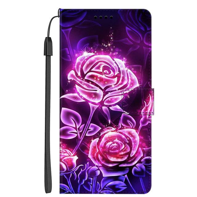 Cartoon-Lederhülle für Xiaomi Redmi Note 11 11S 12 Pro 5G Hülle Flip-Brieftasche für Xiaomi Civi 2 / Poco M5 Note12 Buch-Ständer