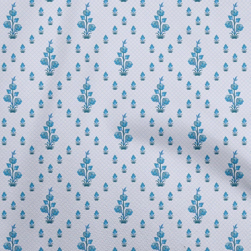 oneOone Georgette Viscose Brown Fabric Block Sewing Craft Projects Fabric Prints By Yard 42 Inch