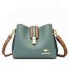 Borsa da donna, Nuova borsa a tracolla, Colore a contrasto, Borsa a secchiello alla moda, Borsa da donna