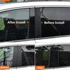 8pcs/set Car Pillar Posts Trims Cover Decoration For Chevrolet Onix 2020-2023 Window Decoration Cover BC Column Stickers