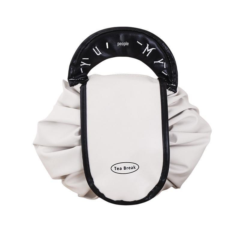 Lazy Person's Large Capacity Travel Makeup Bag - Portable Drawstring Organizer for Cosmetics & Toiletries
