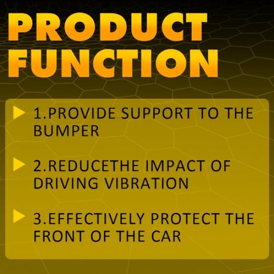 Bumper Bracket For 2008-2012 Ford Escape Set of 2 Front Left & Right Side I