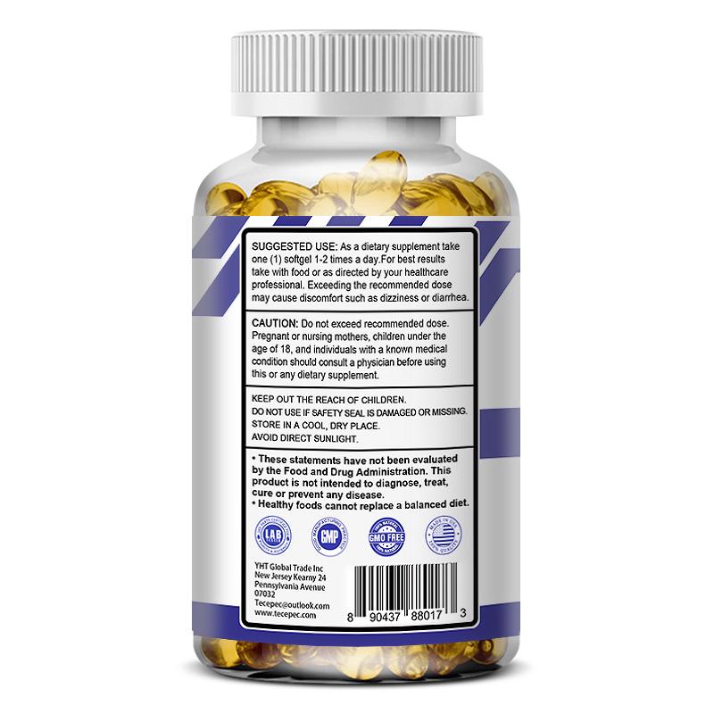 Tägliches Vital-Probiotika-Präparat, Mit Präbiotika, Lutein, 120 Weichkapseln Pro Flasche