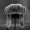 Winter Bomber Hats for Men, Ear Flap Pu Leather Faux Fur Trapper Hat, Ideal Choice for Gifts