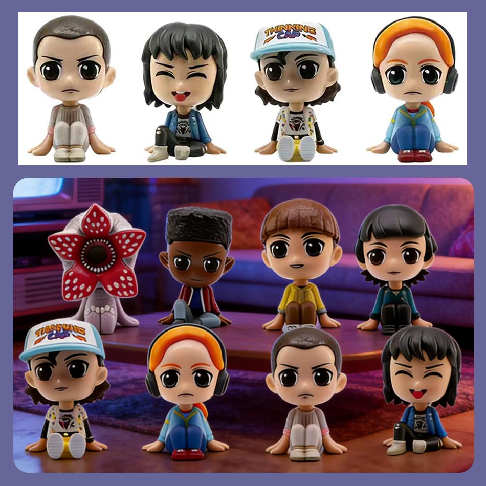 8Pcs Anime Character Action Figure Set Window Box Packaging Collectible Figurines Perfect Surprise Gift