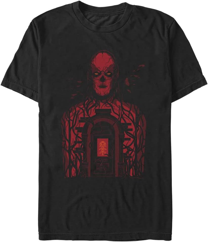 Stranger Things Men s Big & Tall Vecna Door Short Sleeve Tee XL