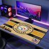 Pittsburgh Steelers Farb-Mauspad Großes Gaming-Tischkissen Rutschfeste Laptop-Tablet-Großes-Mauspad-XXL-Matte Mini-PC-Spielmatte Mit Verriegeltem Rand