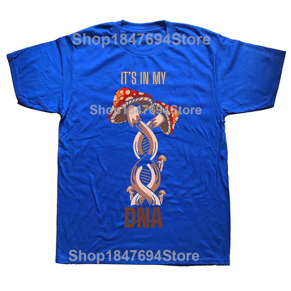 Funny Its in My Dna Mycology Morel Mushroom Tshirts Tshirt Men Womens Fashion Casual Oversized 100 Cotton T Shirt