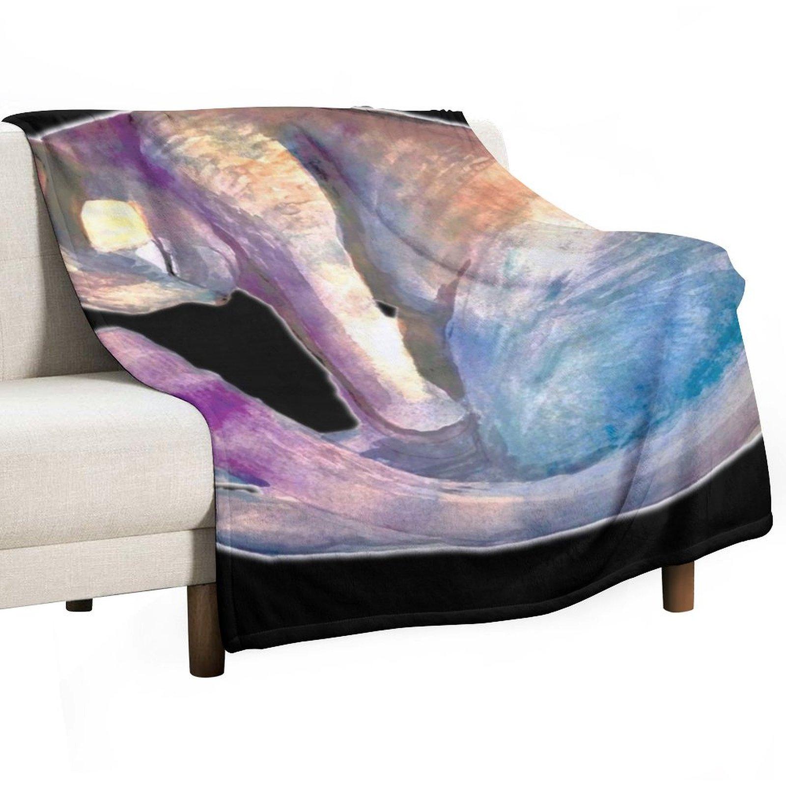 Mr.Kitty Throw Blanket wednesday Quilt Luxury Brand Sofas Blankets 30x40in