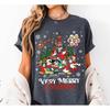 2025 Christmas Unisex Women Summer Tshirt Family Parentchild Outfit Casual Unisex Oversized Short Sleeves Top Comfortable