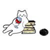 Adorable Cats Enamel Lapel Pin Stylish Brooch for Clothes and Bags Gift for Friend and Festival Jewelry