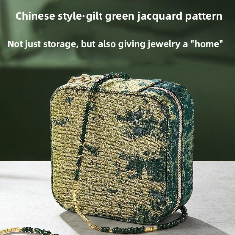 Style Jewelry Box With Leather Material For Gift Storage And Travel