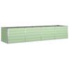 Planter Pastel Green 385 X 100 X 75 Cm Galvanized Steel