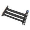 PCIe 5.0 X16 Riser Cable 90 Degree Right Angle 128Gbps Shielded PCIE 5.0 X16 GPU Extension Cable for PC Case Server ITX