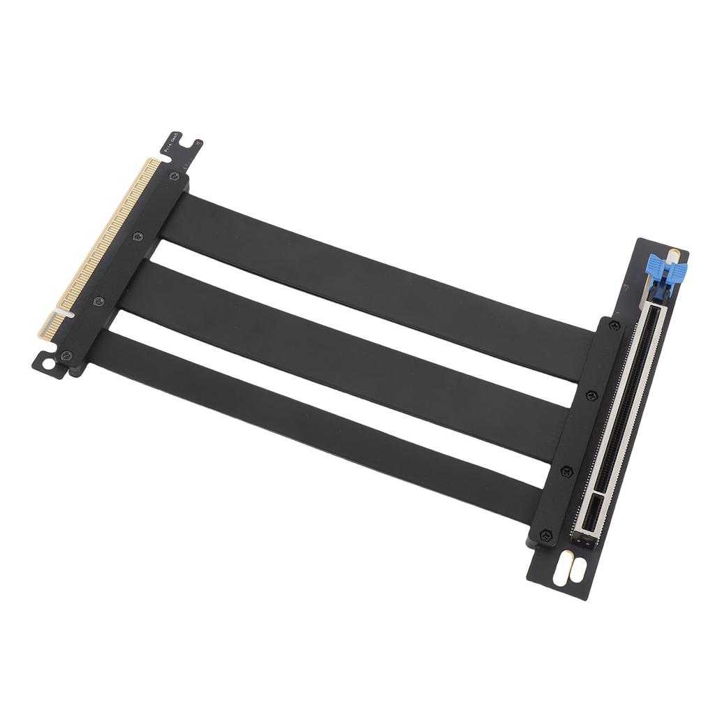 PCIe 5.0 X16 Riser Cable 90 Degree Right Angle 128Gbps Shielded PCIE 5.0 X16 GPU Extension Cable for PC Case Server ITX