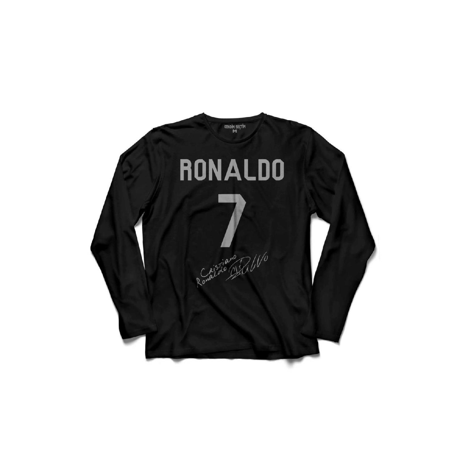 

Футболка с длинным рукавом Криштиану Роналду «Реал Мадрид» Cr7 «Лучший бомбардир»
