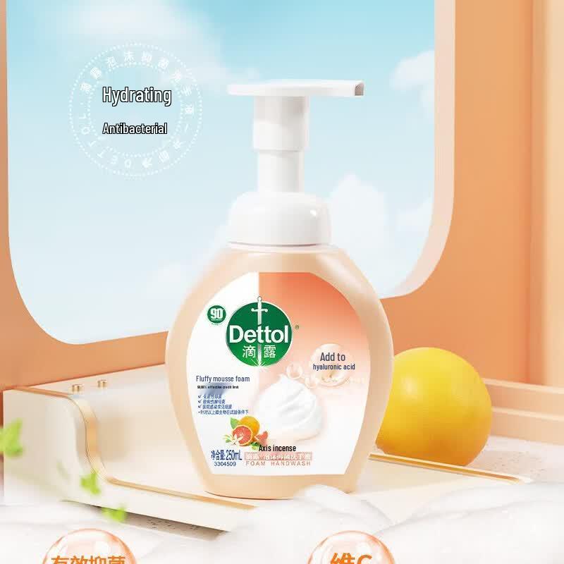 Dettol Антибактериальная пенка для мытья рук Грейпфрут