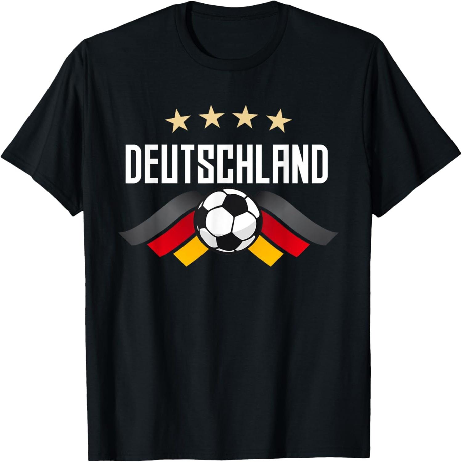 Deutschland Soccer Germany Team Flag T-Shirt Russia in 2018 S