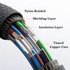 120W Car Spring Type C Cable For iPhone Huawei Xiaomi Samsung PD Fast Charging For Macbook iPad USB Type C To Type C Cable