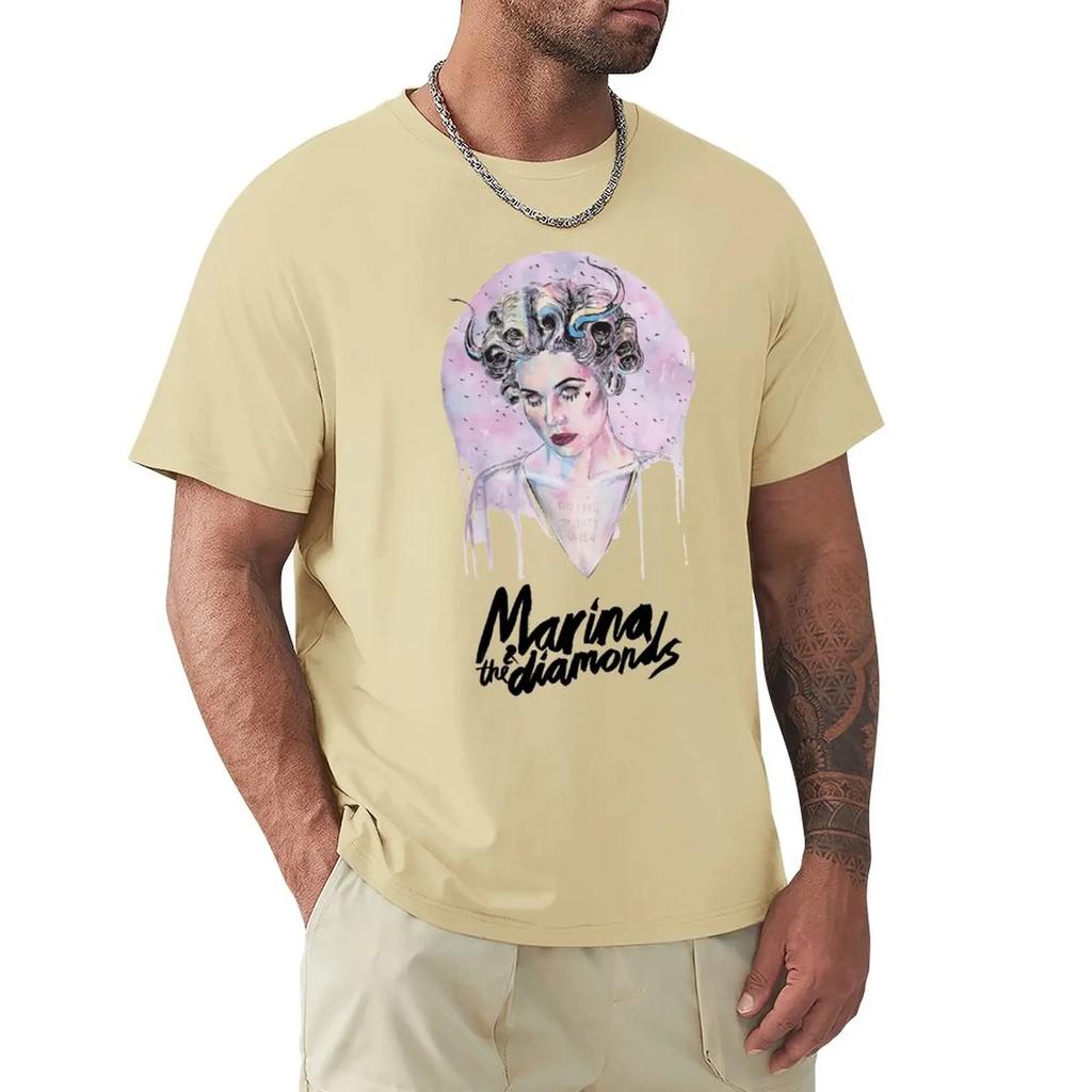 Marina and the Diamonds TShirt vintage for a boy boys whites plain white t shirts men