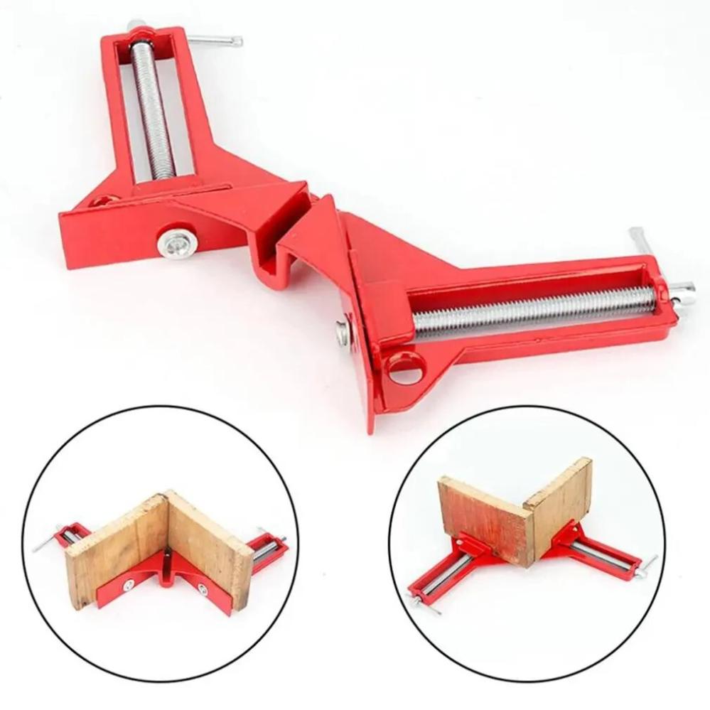 4 Pcs 90 Degree Angle Clamps Carpentry Frame DIY Glass Clamps Angle Clamps Hand Tools Degree Toggle Clamps For Woodworking