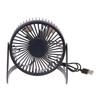 1 Stück 5 Zoll Kleiner Schreibtischkühlungs-USB-Strom Tragbarer Ventilator Super Leiser Kühler 360-Grad-Drehventilator für Zuhause Mini-Tischventilator