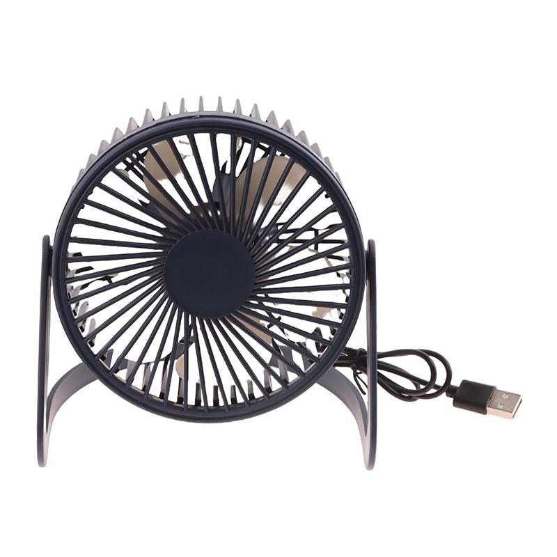 1 Piece 5 Inches Small Desk Cooling Usb Power Portable Fan Super Mute Cooler 360 Degree Rotation Fan For Home Mini Desktop Fan
