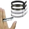 Ring Sizer Measuring Set 2PCS Reusable Finger Size Gauge Measure Tool Jewelry Sizing Tools