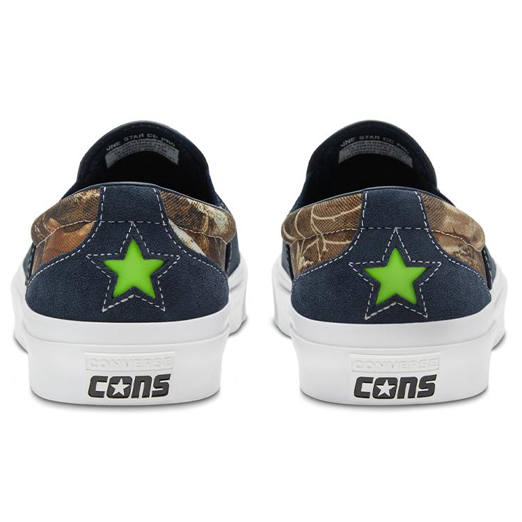 One Star Camo Realtree x Converse Cc Pro Slip Cons Low 'Obsidian' 168666C
