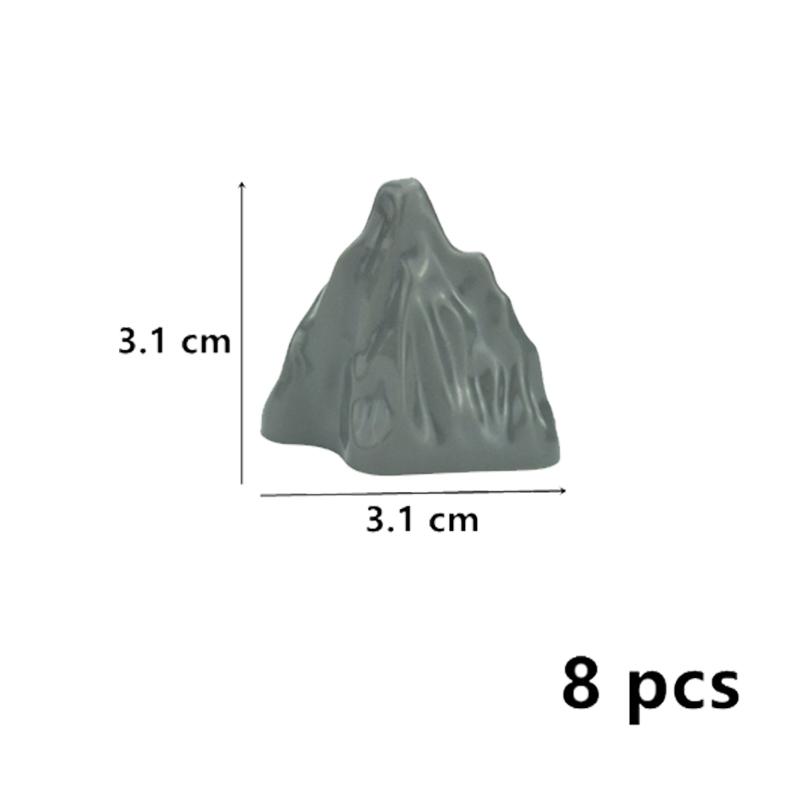 

Moc Rock Panel 6082 6083 23996 47847 Сцена скельної гори DIY Вид вулиці міста Насипний пагорб Камінь Будівельні блоки Іграшки для подарунків