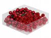 Glass Baubles Red Wire 2cm / 144pcs.