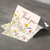 6Pcs Bohemian Wildflower Thank You Cards | Blank Greeting Cards for Wedding, Birthday Party | with Envelope Sealing Stickers