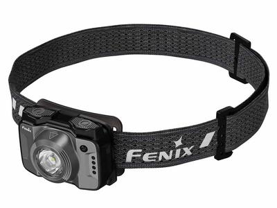 Fenix HL12R 500 Lehká IP66 Vodotěsná V2.0 Čelovka, Nabíjecí přes USB-C, Vestavěné Lumény, 72,5 g, (Šedá)