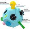 Fidget Dodecagon 12-Side Fidget Toys Cube Relieves Stress and Anxiety Anti Depression Travel Toy, Focus,Boredom for Kids Adults