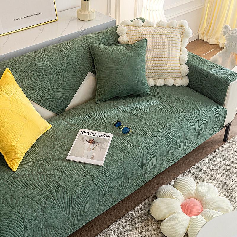 Washed Cotton Sofa Cover Comfortable Breathable Soft Couch Protector for Living Room Home Decor In Multiple Colors Sizes Modern