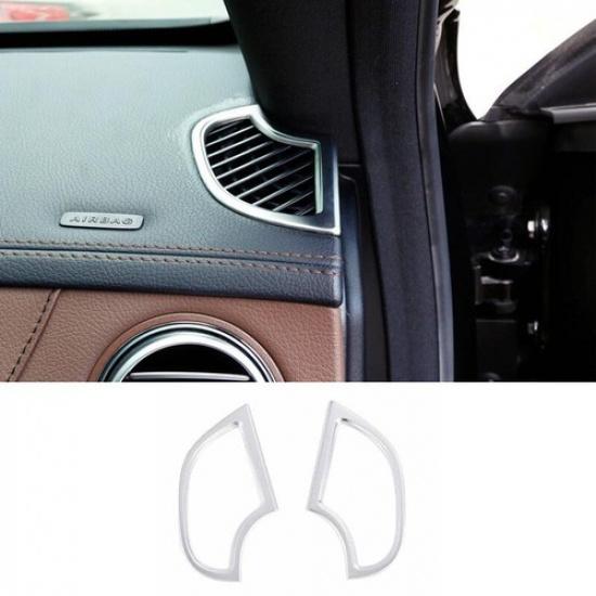 Vent Cover Trim Car Dashboard Side Outlet Matte Silver 2014-20 For Benz S-Class