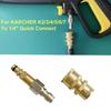 Hochdruckreiniger Zubehör 1/4 Schnellkupplung Anti-Verdreh-Adapter Schlauch und Wasserpistole verbinden für Karcher K Serie