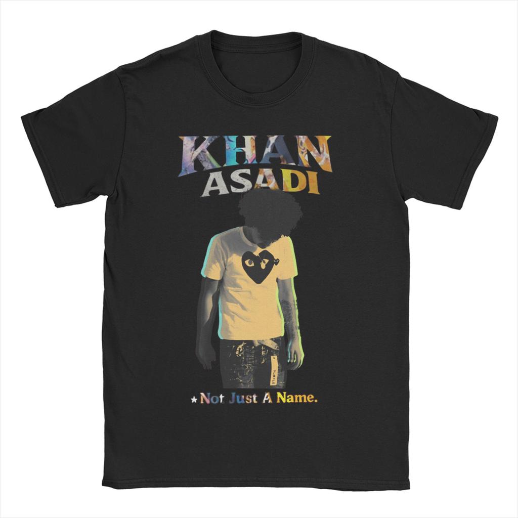 Unisex Women's T-Shirt Khan Asadi Not Just a Name Novelty 100% Cotton Tee Shirt Short Sleeve T Shirt Crewneck Clothing Summer