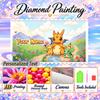 Personalized Charizard Diamond Art Custom Name 5D Diamond Painting Full Drill DIY Craft
