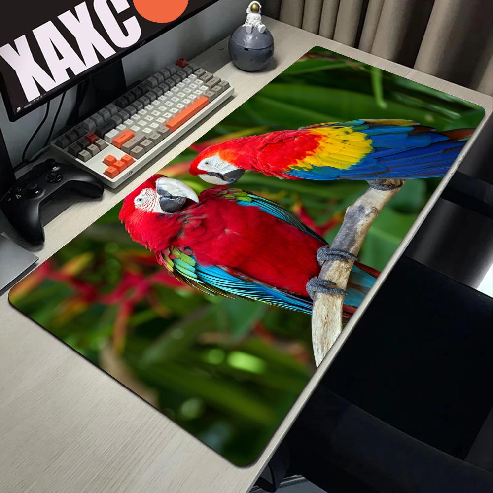Animal Bird Parrot Game Carpet Mouse Pad Anti Slip Mousepad Gaming Mice Mat for PC Laptop Desktop Computer 400x900