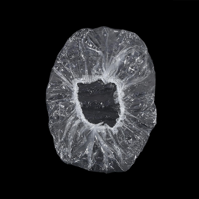 100Pcs Clear Disposable Shower Caps PE Waterproof Hair Caps for Hair Dye, Spa & Bathing  Kitchen Bathroom Accessories