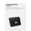 Mini Rhombus Style Multifunctional Folding Wallet Women'S Short Fashion Change Card Bag