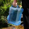 12L Capacity Pure Water Buckets Container with Faucet Portable Driving Water Tanks for Outdoor Picnic Camping Cooking