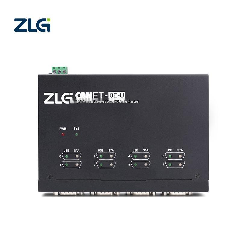 ZLG Industrial Ethernet to 8-Channel CAN-bus Converter