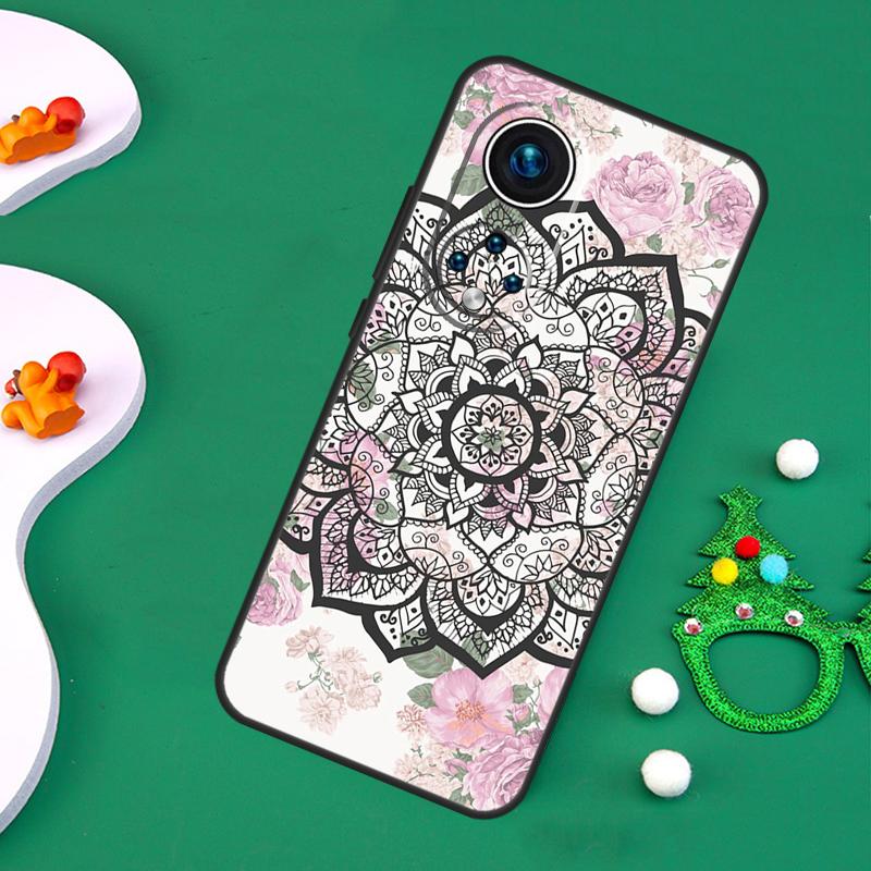 Flowers Mandala Floral Case For Honor Magic 7 Pro 6 5 50 70 90 200 Lite X9b X9a X8a X8b X7a X6a X8 X9 X9c Cover