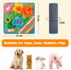 Snuffle Mat for Dogs Sniff Mat Slow Feeding Mat for Small Pets Cats, Rabbits - Help Stress Relief and Training Relieve Anxiety