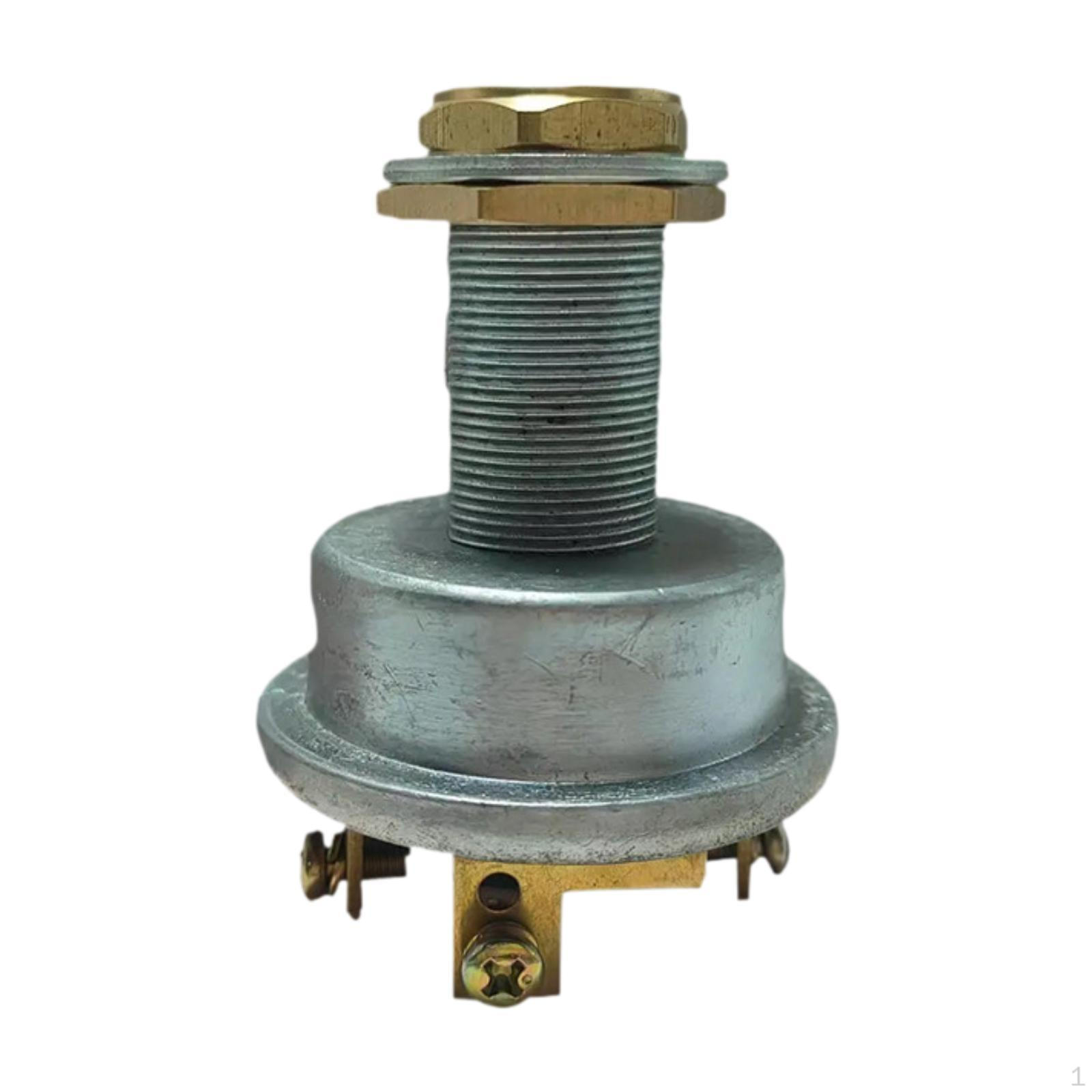 

Ignition Switch 3 Position Off on Start Sturdy Easy to Install Metal Key Replacement