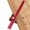 T-Type Woodworking Line Ruler 360 Degree Combination of Triangle Ruler and Straightedge Carpenty Marking Gauge Layout DIY